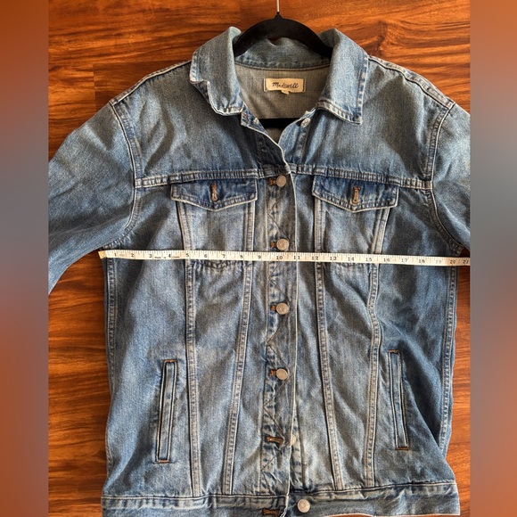 Madewell The Oversized Jean Jacket in Capstone Wash S - Picture 6 of 7